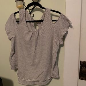 Cold shoulder shirt